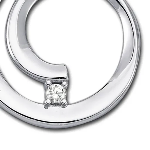 Balia Damen Kettenanhänger 925 Silber poliert BAH0006SW