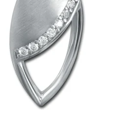 Balia Damen Kettenanhänger 925 Silber matt und poliert BAH0040SW