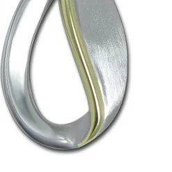 Balia Damen Kettenanhänger bicolor 925 Silber matt und glänzend BAH0010ST