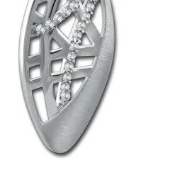 Balia Damen Kettenanhänger 925 Silber matt und poliert BAH0041SW