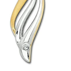 Balia Damen Kettenanhänger aus 333 Gelbgold mit Zirkonia BGH0005GW