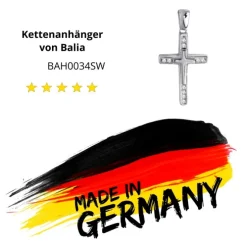 Balia Damen Kettenanhänger 925 Silber poliert BAH0034SW