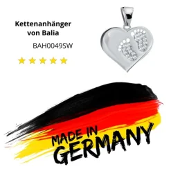 Balia Damen Kettenanhänger 925 Silber poliert BAH0049SW