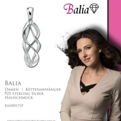 Balia Damen Kettenanhänger 925 Silber glanz BAH0017SP