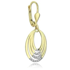 Balia Damen Ohrhänger aus 333 Gelbgold mit Zirkonia BGO0013GW