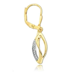Balia Damen Ohrhänger aus 333 Gelbgold mit Zirkonia BGO0047GW
