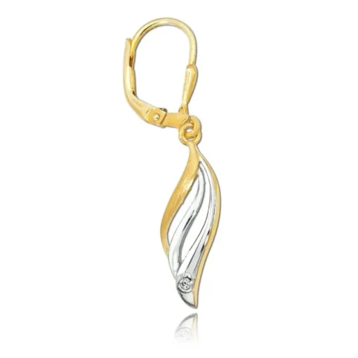 Balia Damen Ohrhänger aus 333 Gelbgold mit Zirkonia BGO0049GT