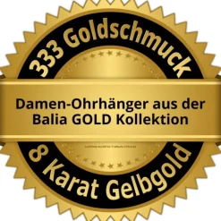 Balia Damen Ohrhänger aus 333 Gelbgold BGO0123GS