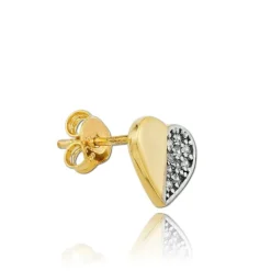 Balia Damen Ohrstecker aus 333 Gelbgold mit Zirkonia BGO0053GW