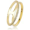 Balia Damen Ring aus 333 Gelbgold mit Zirkonia Gr.60 BGR015G60