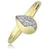 Balia Damen Ring aus 333 Gelbgold mit Zirkonia Gr.54 BGR014G54