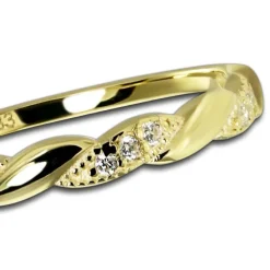 Balia Damen Ring aus 333 Gelbgold mit Zirkonia Gr.58 BGR060G58
