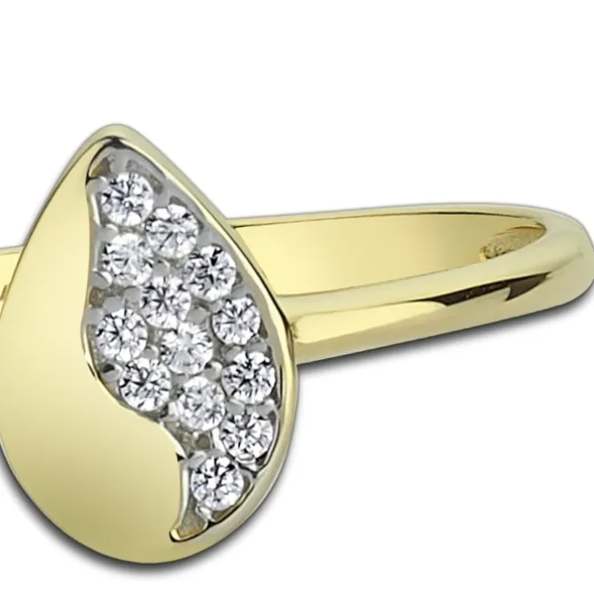 Balia Damen Ring aus 333 Gelbgold mit Zirkonia Gr.54 BGR014G54