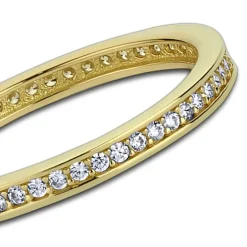 Balia Damen Ring aus 333 Gelbgold mit Zirkonia Gr.58 BGR012G58