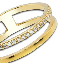 Balia Damen Ring aus 333 Gelbgold mit Zirkonia Gr.56 BGR015G56