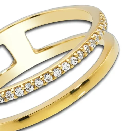 Balia Damen Ring aus 333 Gelbgold mit Zirkonia Gr.60 BGR015G60