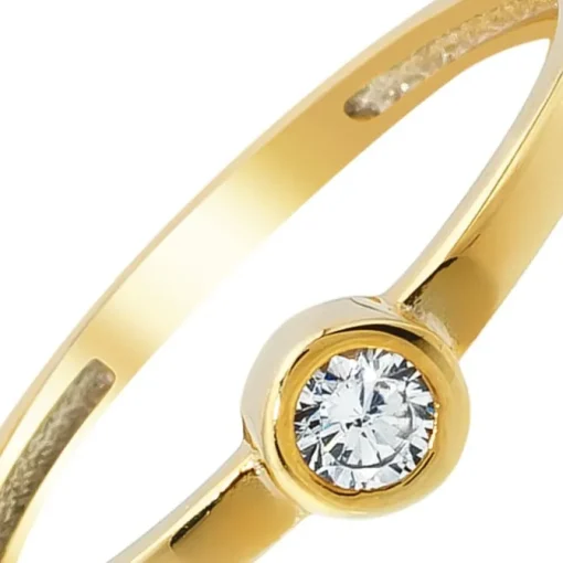 Balia Damen Ring aus 333 Gelbgold mit Zirkonia Gr.56 BGR006G56