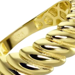 Balia Damen Ring aus 333 Gelbgold Design Gr.54 BGR061G54