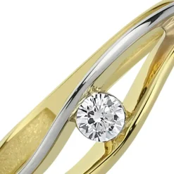 Balia Damen Ring aus 333 Gelbgold mit Zirkonia Gr.58 BGR003G58