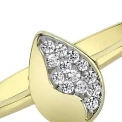 Balia Damen Ring aus 333 Gelbgold mit Zirkonia Gr.54 BGR014G54