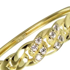 Balia Damen Ring aus 333 Gelbgold mit Zirkonia Gr.58 BGR056G58