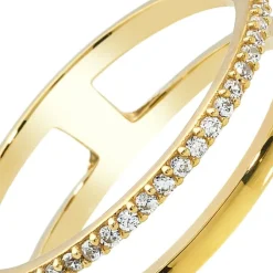 Balia Damen Ring aus 333 Gelbgold mit Zirkonia Gr.54 BGR015G54