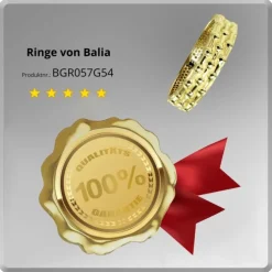 Balia Damen Ring aus 333 Gelbgold Gr.54 BGR057G54