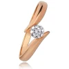 Balia Damen Ring aus 333 Roségold mit Zirkonia Gr.58 BGR007R58