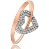 Balia Damen Ring aus 333 Rosegold Herz mit Zirkonia Gr.58 BGR019R58