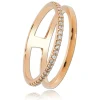 Balia Damen Ring aus 333 Rosegold mit Zirkonia Gr.54 BGR015R54