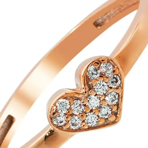 Balia Damen Ring aus 333 Rosegold mit Zirkonia Gr.56 BGR009R56