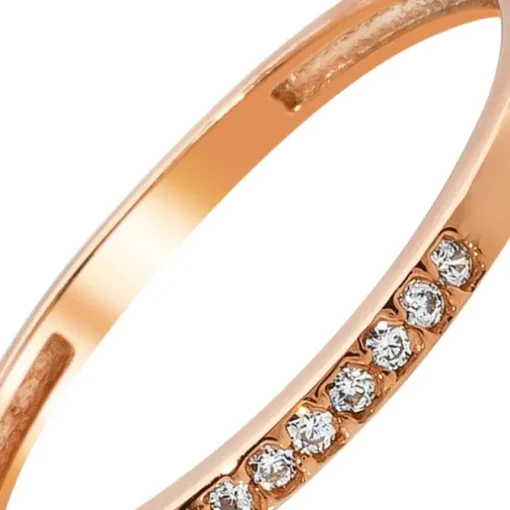 Balia Damen Ring aus 333 Rosegold mit 7 Zirkonias Gr.54 BGR017R54