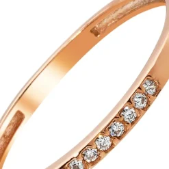 Balia Damen Ring aus 333 Rosegold mit 7 Zirkonias Gr.58 BGR017R58