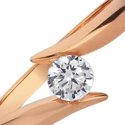 Balia Damen Ring aus 333 Roségold mit Zirkonia Gr.58 BGR007R58