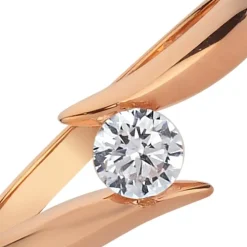Balia Damen Ring aus 333 Roségold mit Zirkonia Gr.60 BGR007R60