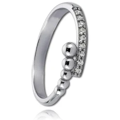 Balia Damen Ring aus 925 Silber mit Zirkonia Gr.60 BAR004W60