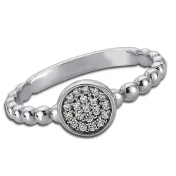 Balia Damen Ring aus 925 Silber mit Zirkonia Gr.54 BAR003W54