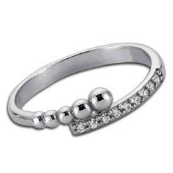 Balia Damen Ring aus 925 Silber mit Zirkonia Gr.54 BAR004W54