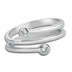 Balia Damen Ring aus 925 Silber mit Zirkonia Gr.58 BAR001W58