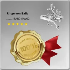 Balia Damen Ring aus 925 Silber mit Zirkonia Gr.62 BAR019W62