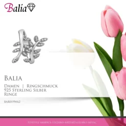 Balia Damen Ring aus 925 Silber mit Zirkonia Gr.62 BAR019W62