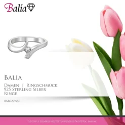 Balia Damen Ring aus 925 Silber mit Zirkonia Gr.56 BAR022W56
