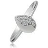 Balia Damen Ring aus 333 Weißgold mit Zirkonia Gr.54 BGR013W54