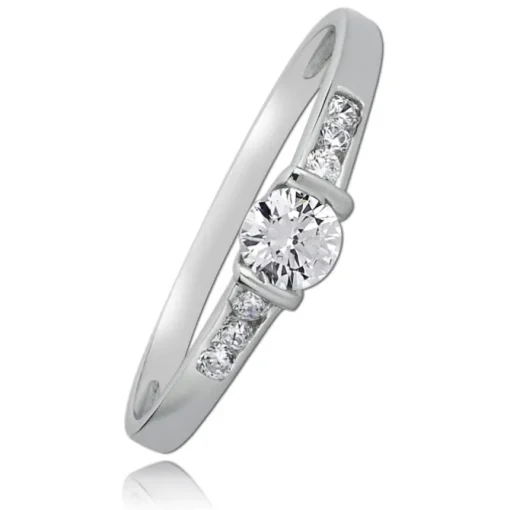 Balia Damen Ring aus 333 Weißgold mit Zirkonia Gr.56 BGR005W56