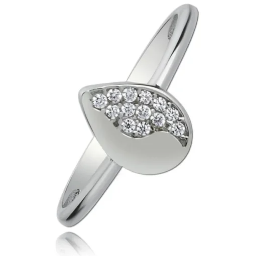 Balia Damen Ring aus 333 Weißgold mit Zirkonia Gr.58 BGR013W58