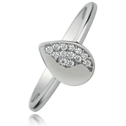 Balia Damen Ring aus 333 Weißgold mit Zirkonia Gr.60 BGR013W60