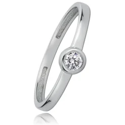 Balia Damen Ring aus 333 Weißgold mit Zirkonia Gr.60 BGR006W60