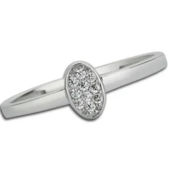 Balia Damen Ring aus 333 Weißgold mit Zirkonia Gr.60 BGR001W60