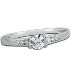 Balia Damen Ring aus 333 Weißgold mit Zirkonia Gr.60 BGR005W60