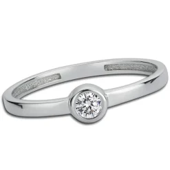 Balia Damen Ring aus 333 Weißgold mit Zirkonia Gr.60 BGR006W60